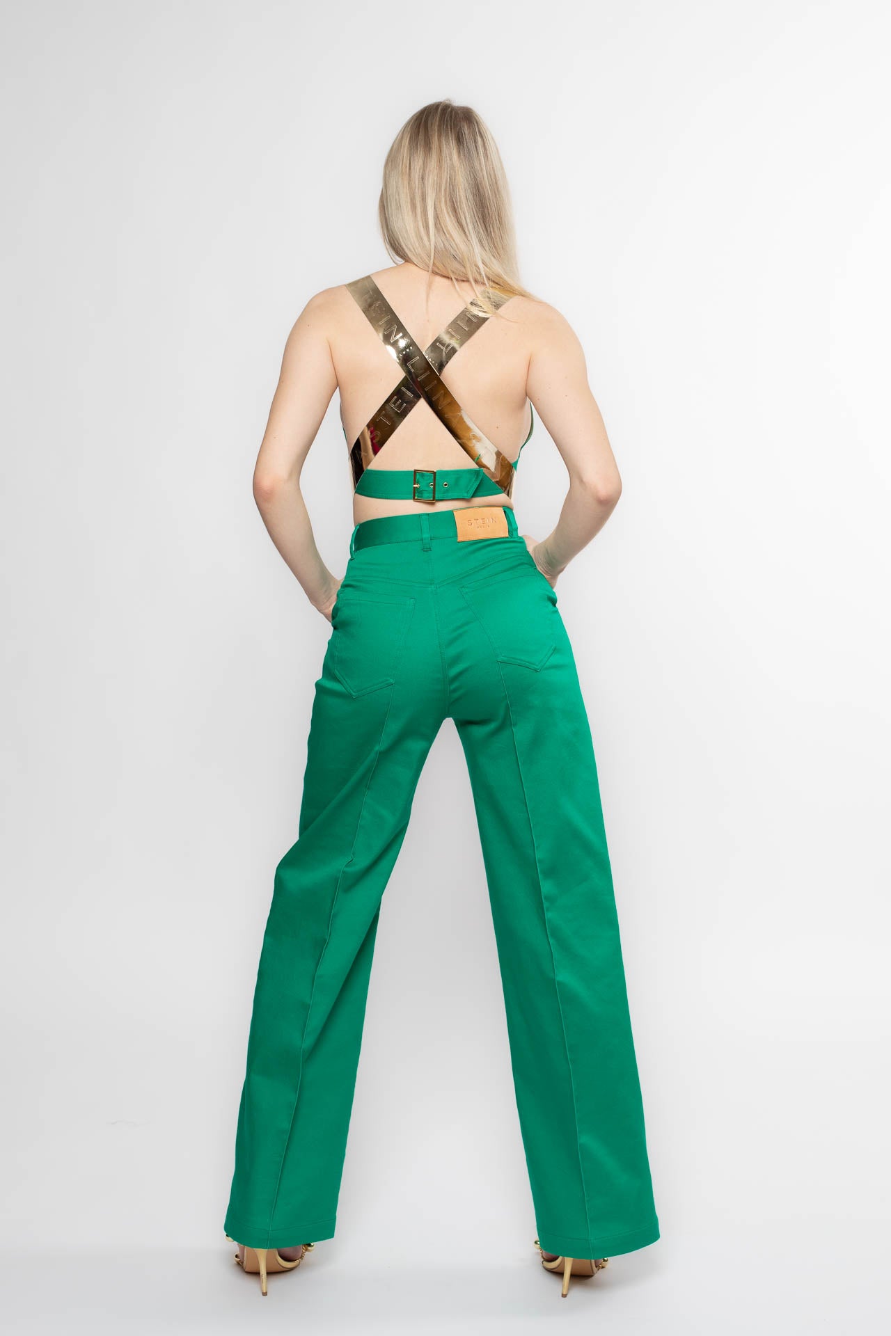 Green Denim Jeans