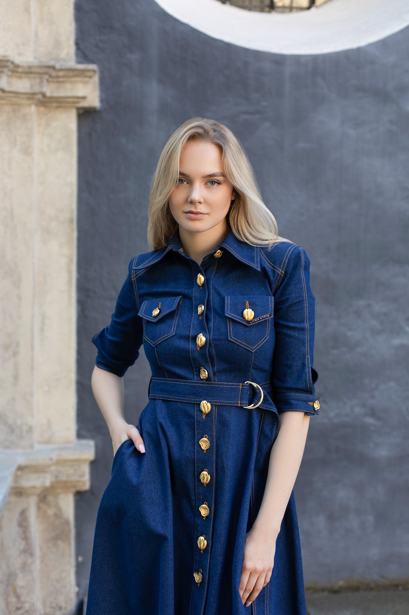 Denim Shirt Dress