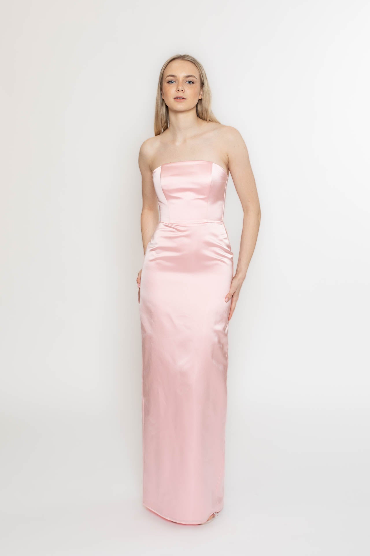 Cherry Pink Walking Flower Gown