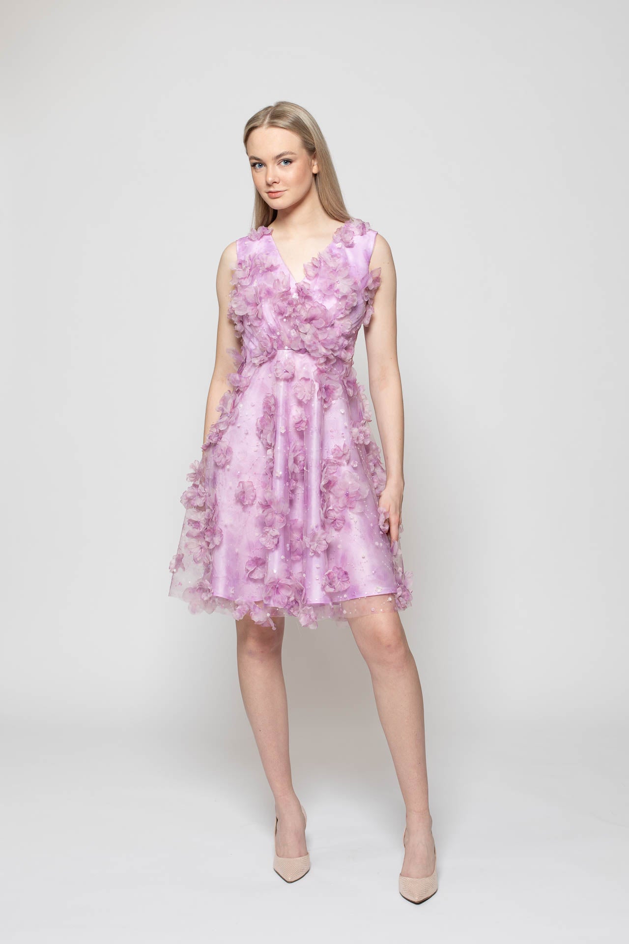Purple Blossom Dress