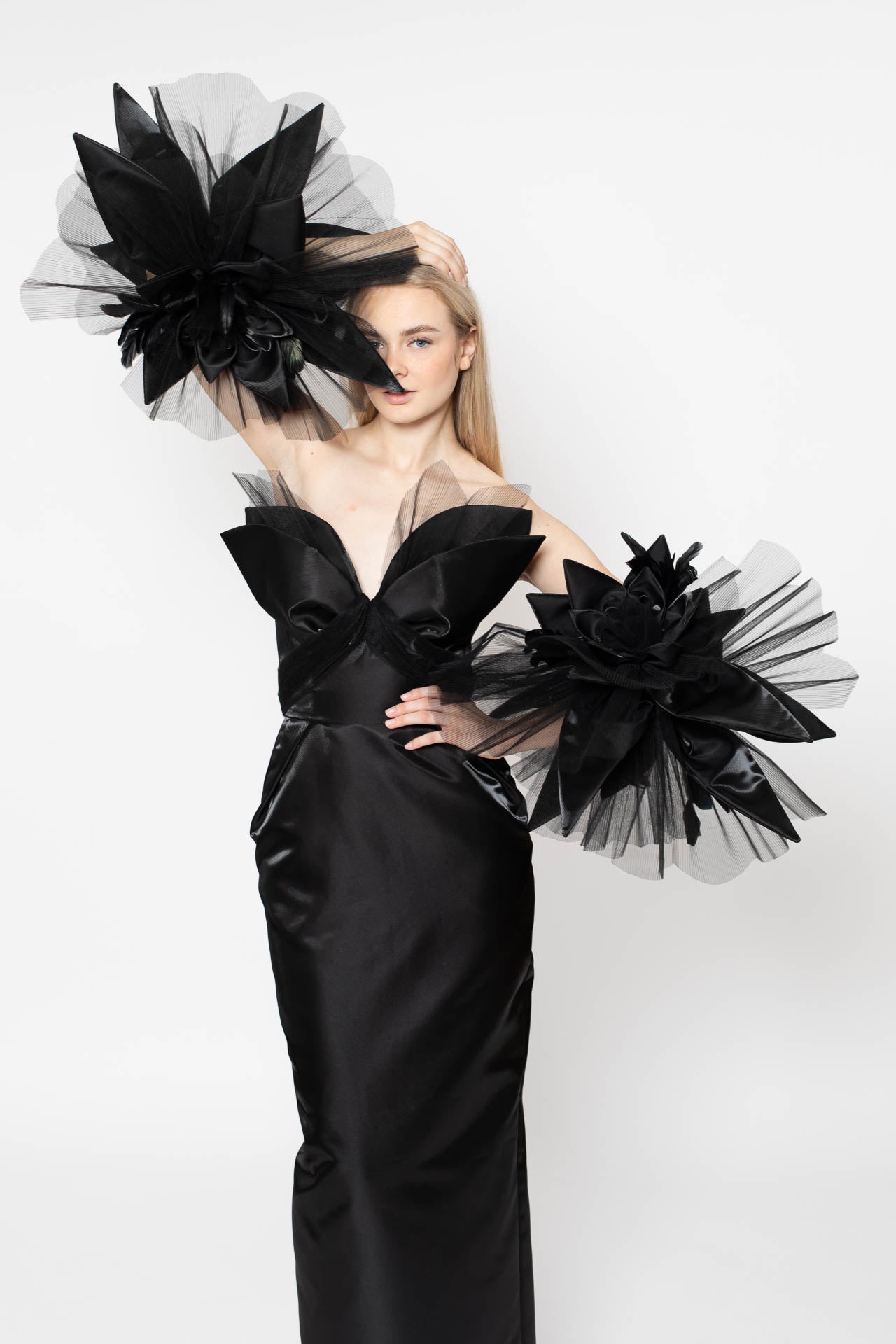 Black Magic Flower Dress