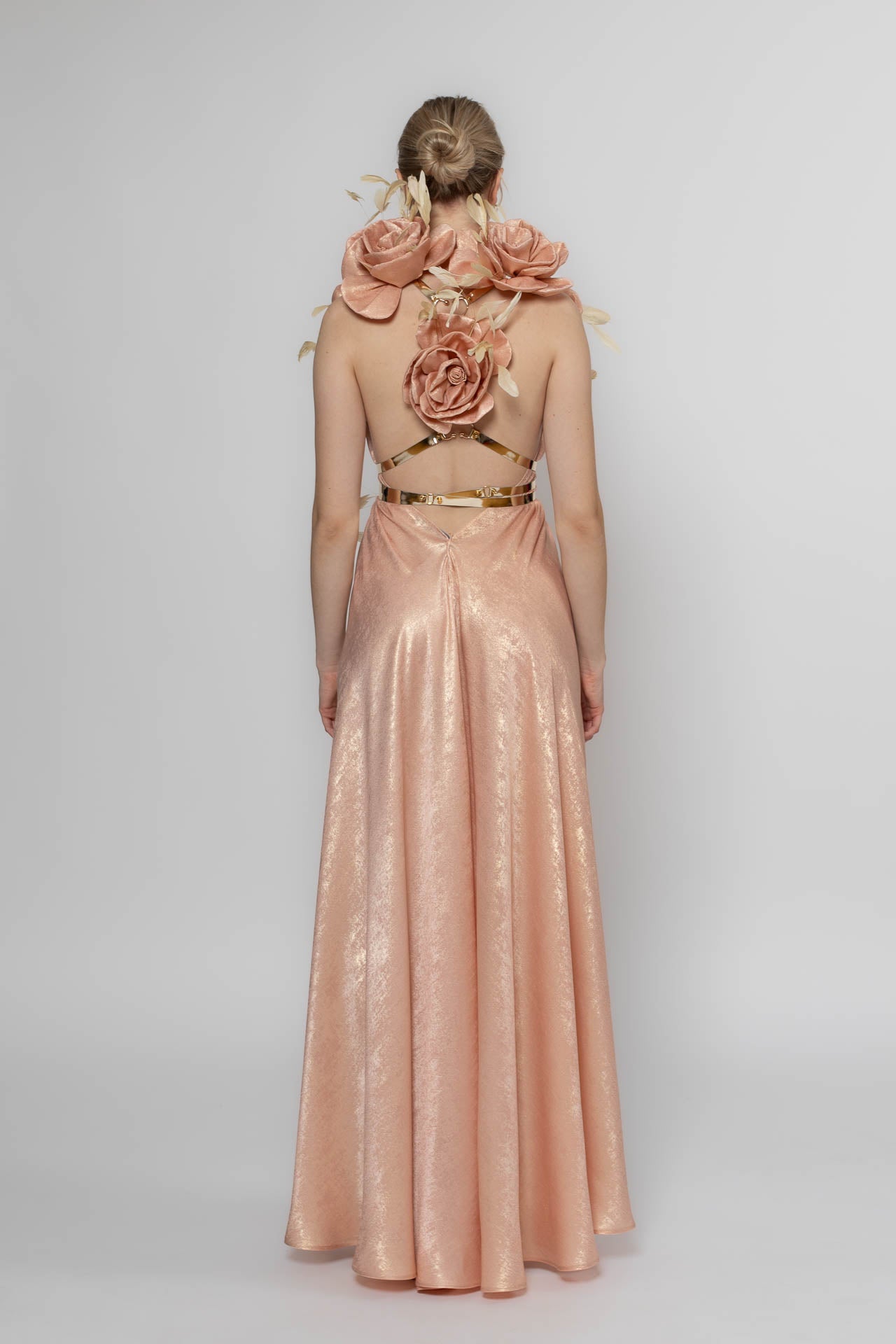 Walking Tea Rose Flower Gown