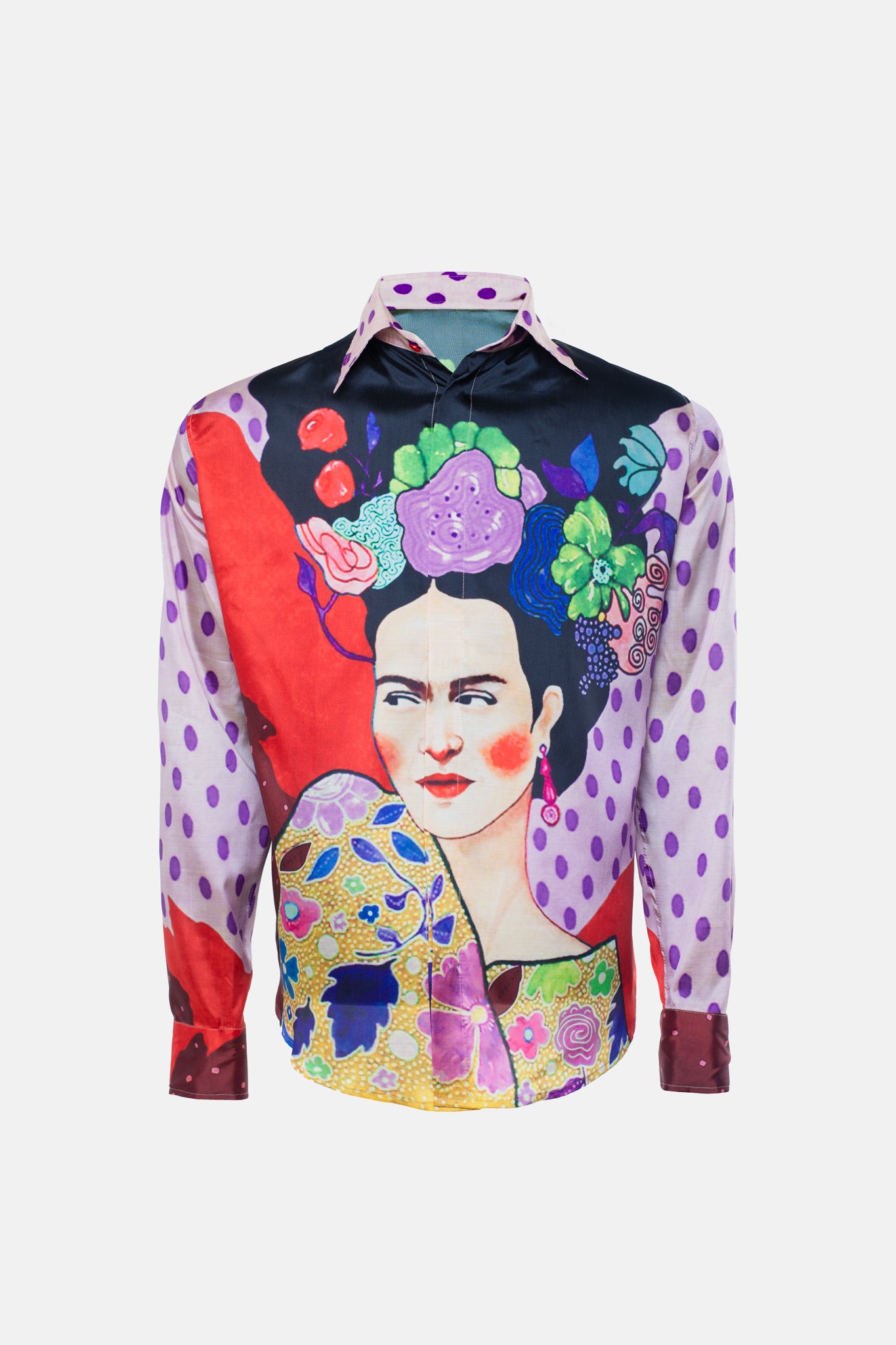 Purple Dotted Holiday Honey Blouse
