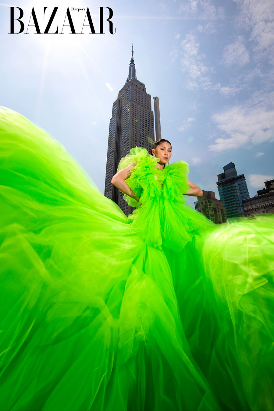 Green Fluo Fairytale Dress
