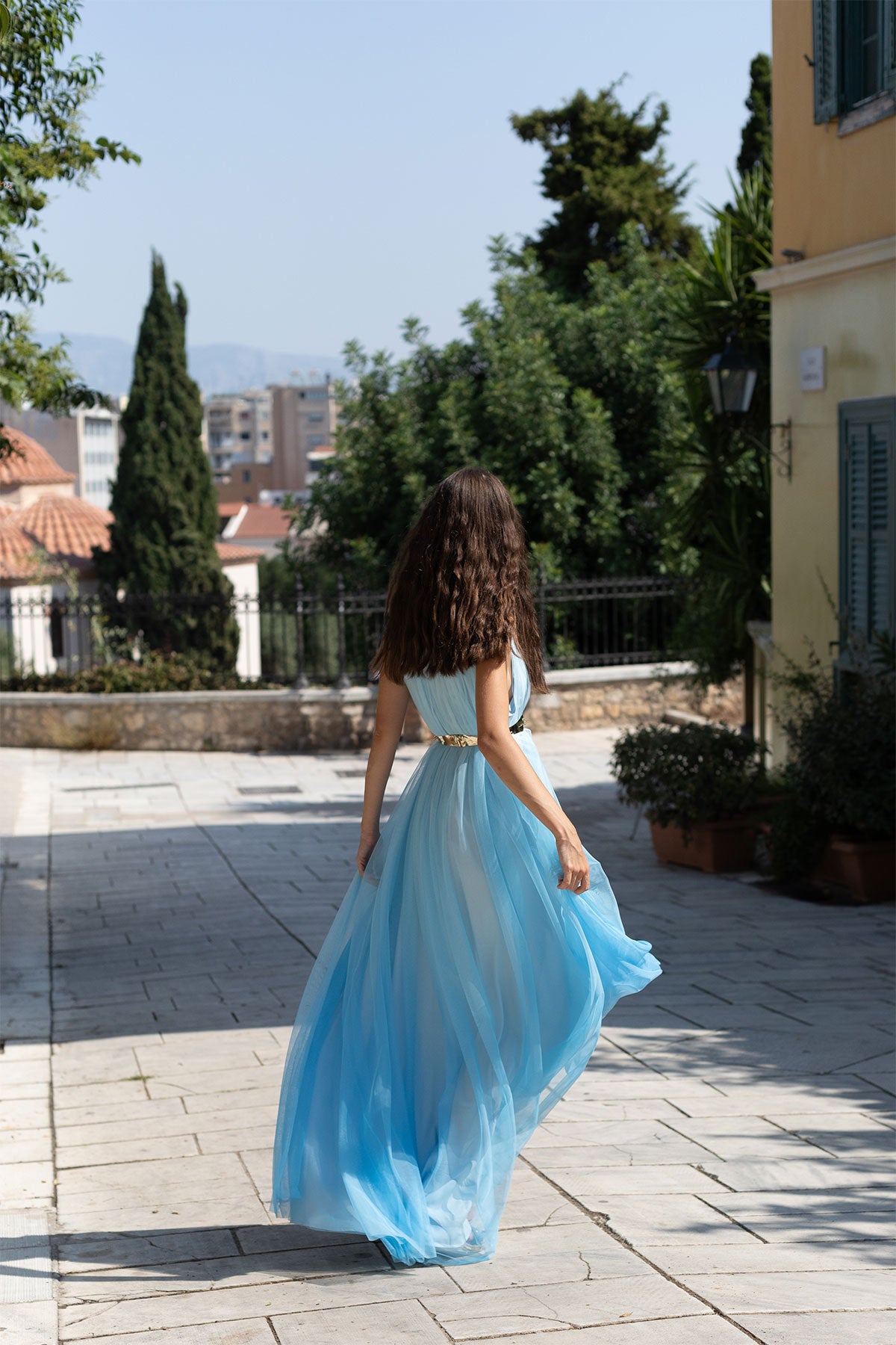 Blue Aphrodite Ombré Dress