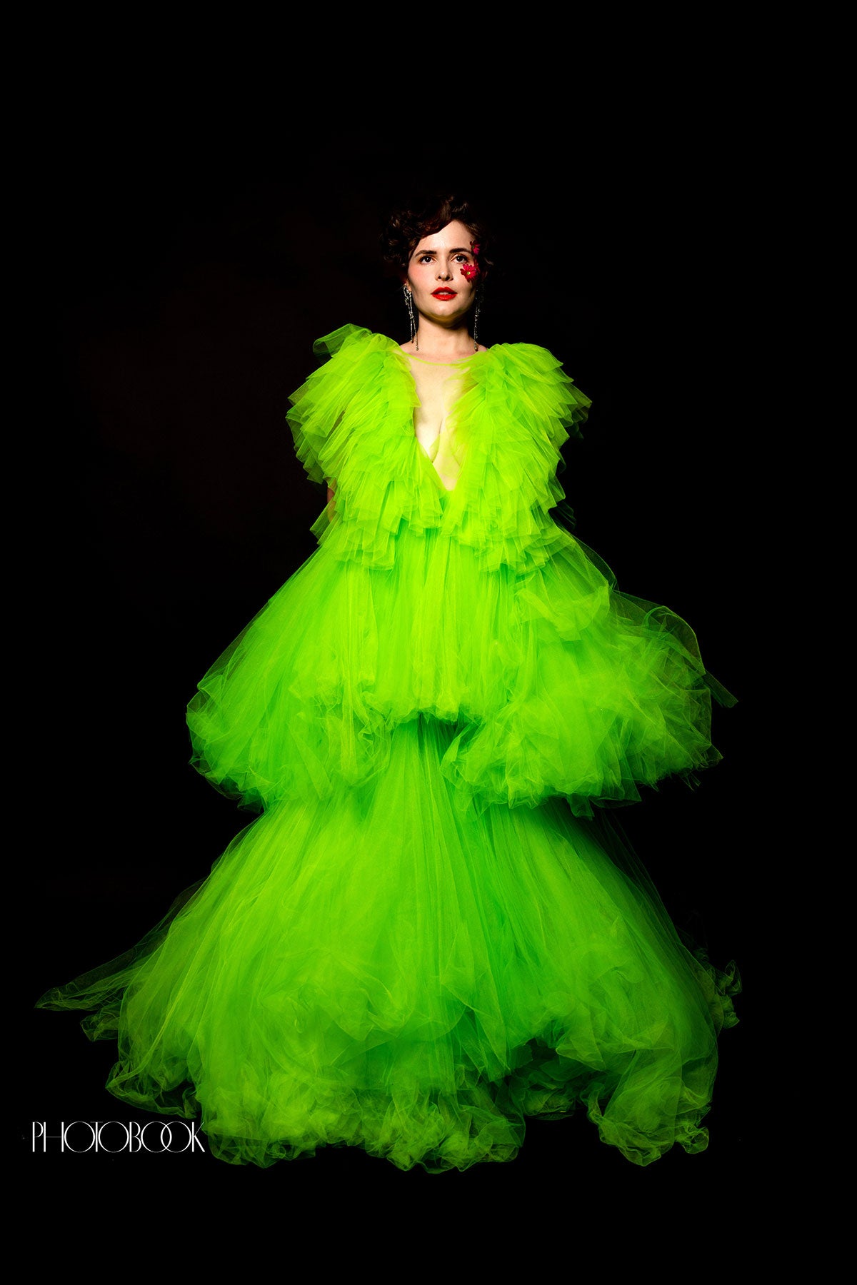 Green Fluo Fairytale Dress