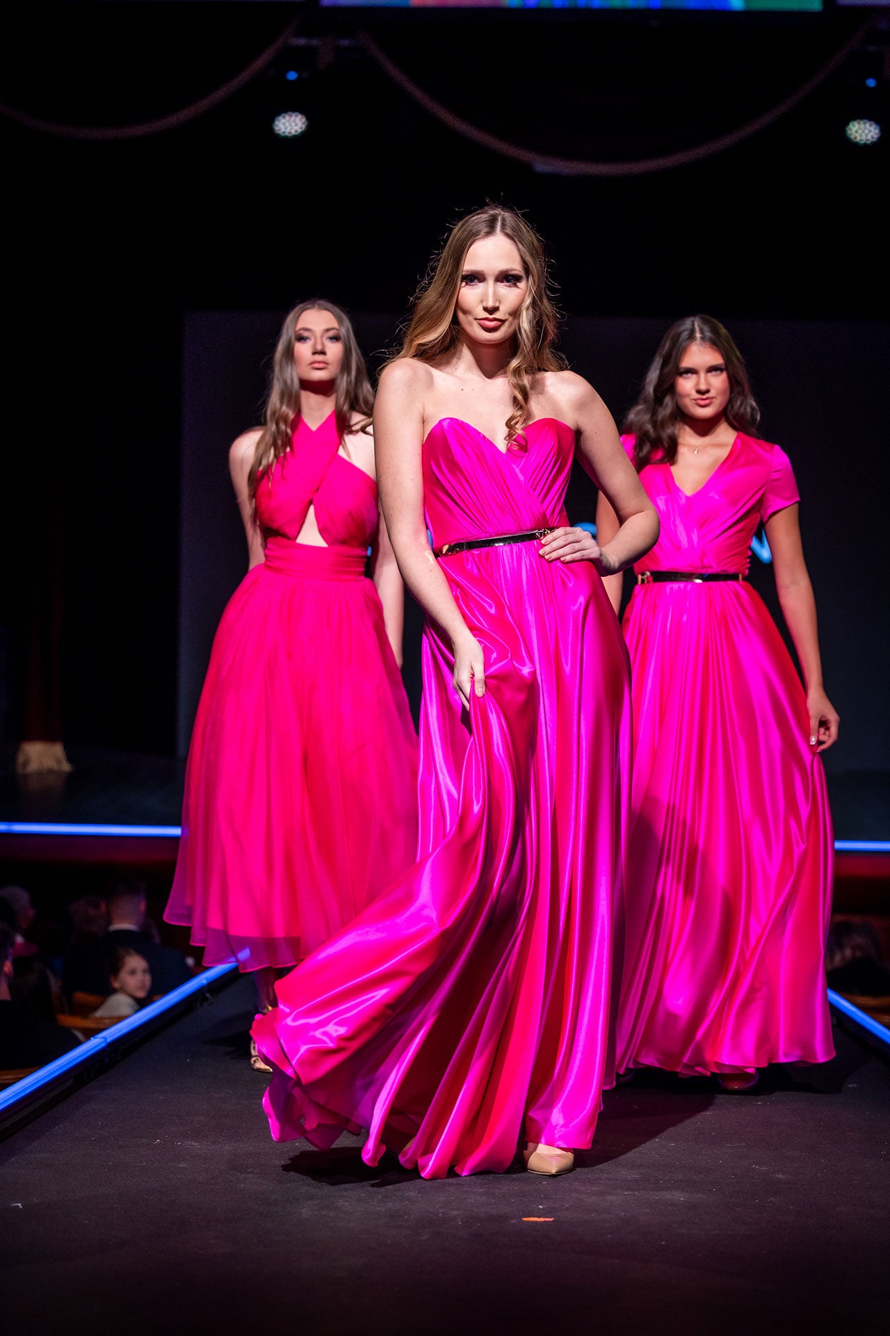 Pink Silk Corset Dress