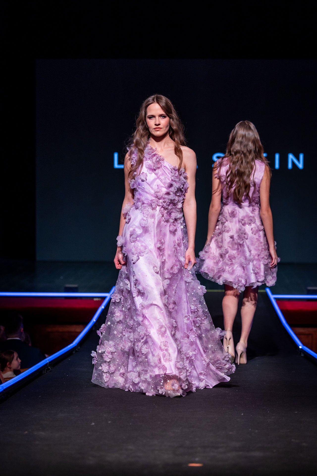 Purple Blossom Gown