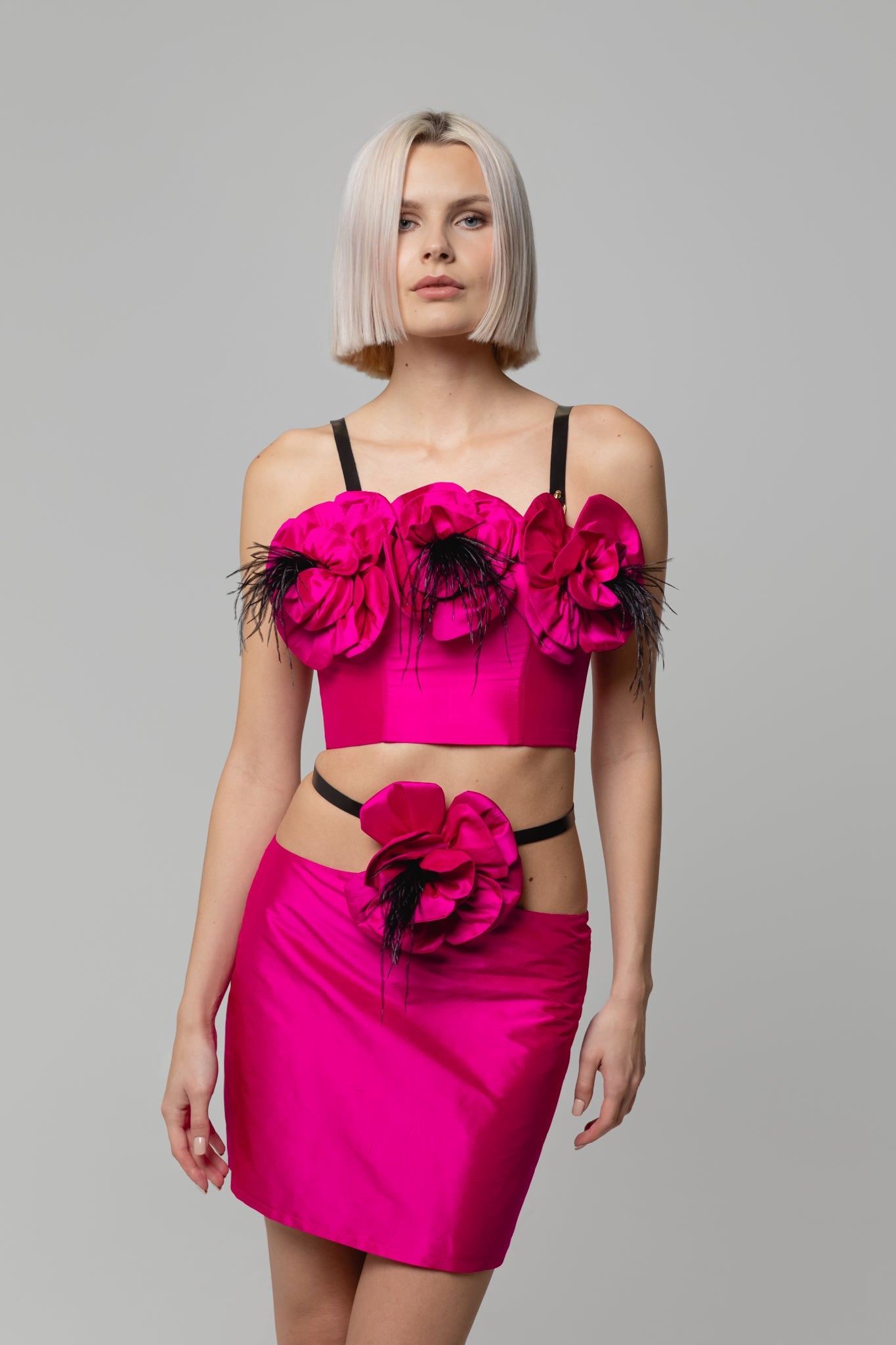 Pink Walking Flower Corset