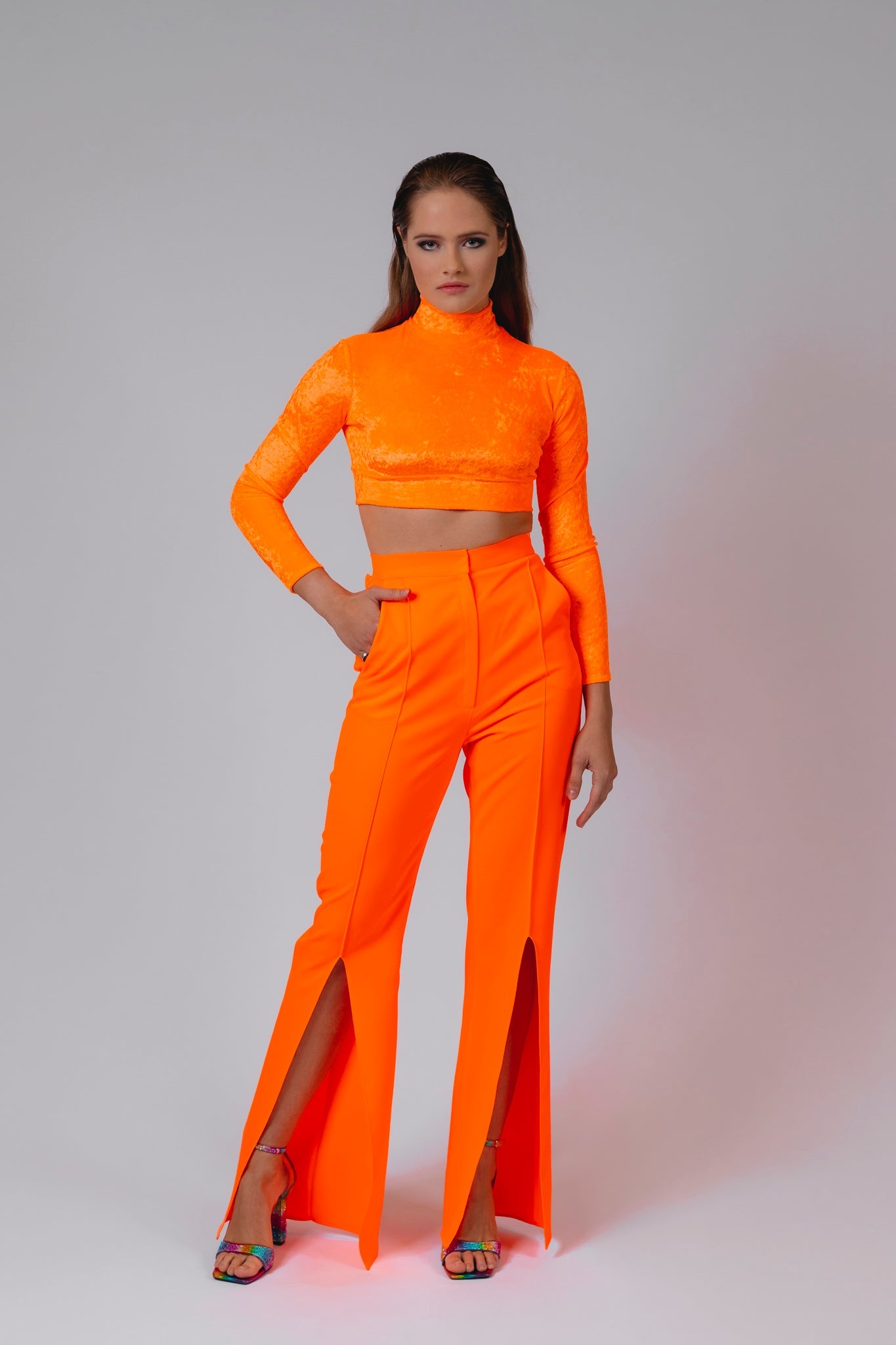 Orange Fluo Trousers