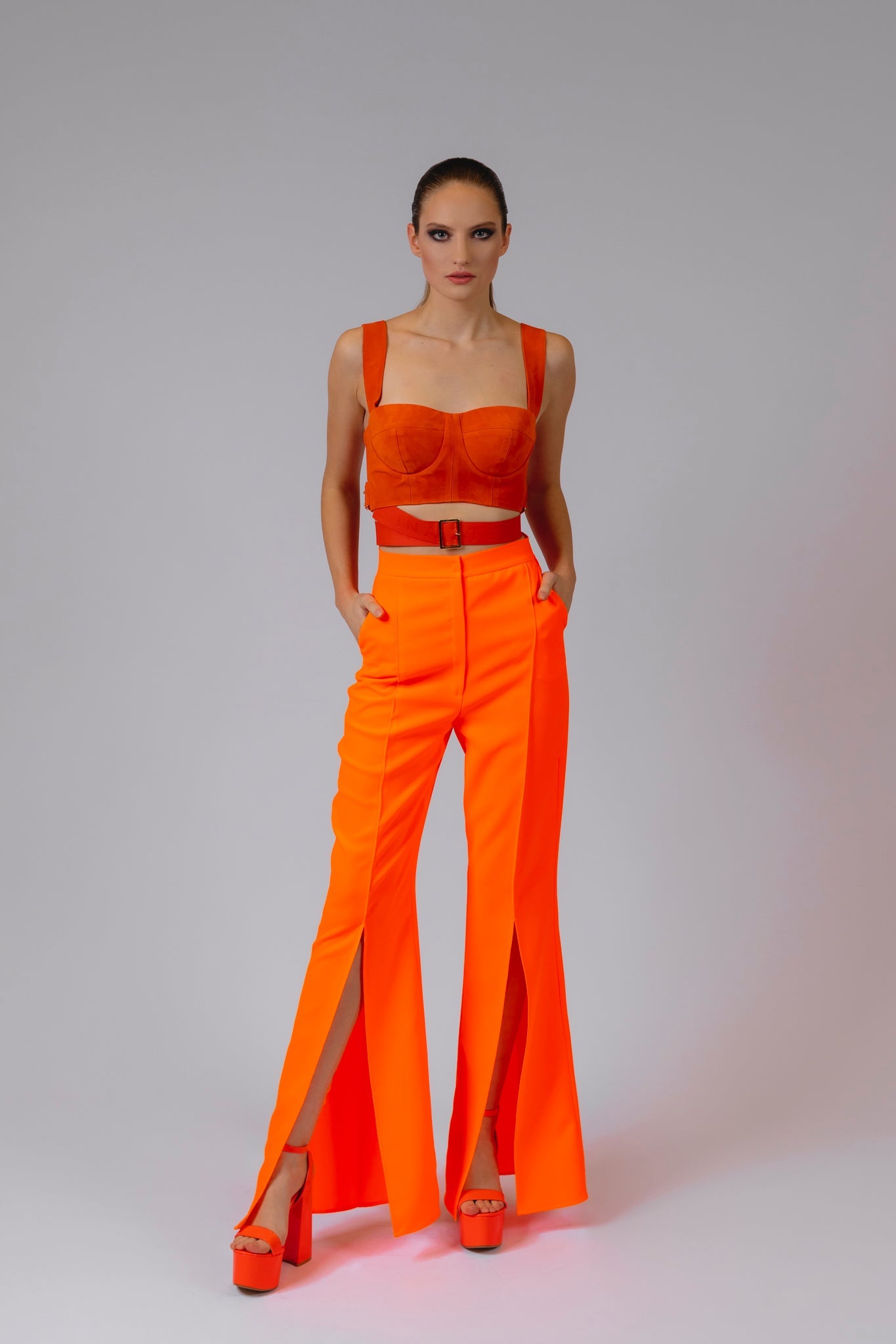 Orange Fluo Trousers