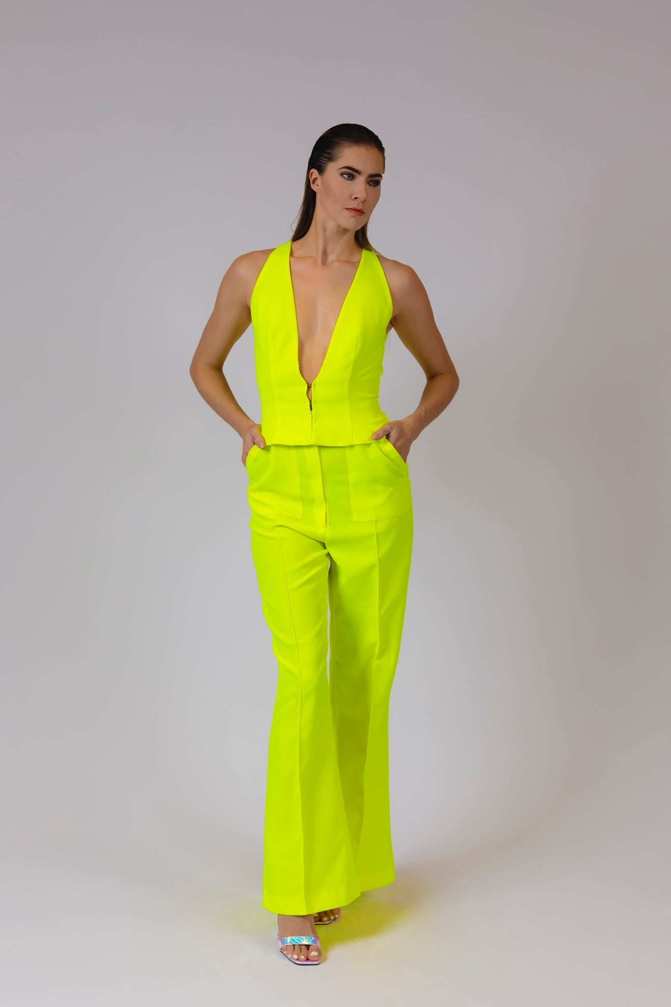 Yellow Fluo Waistcoat