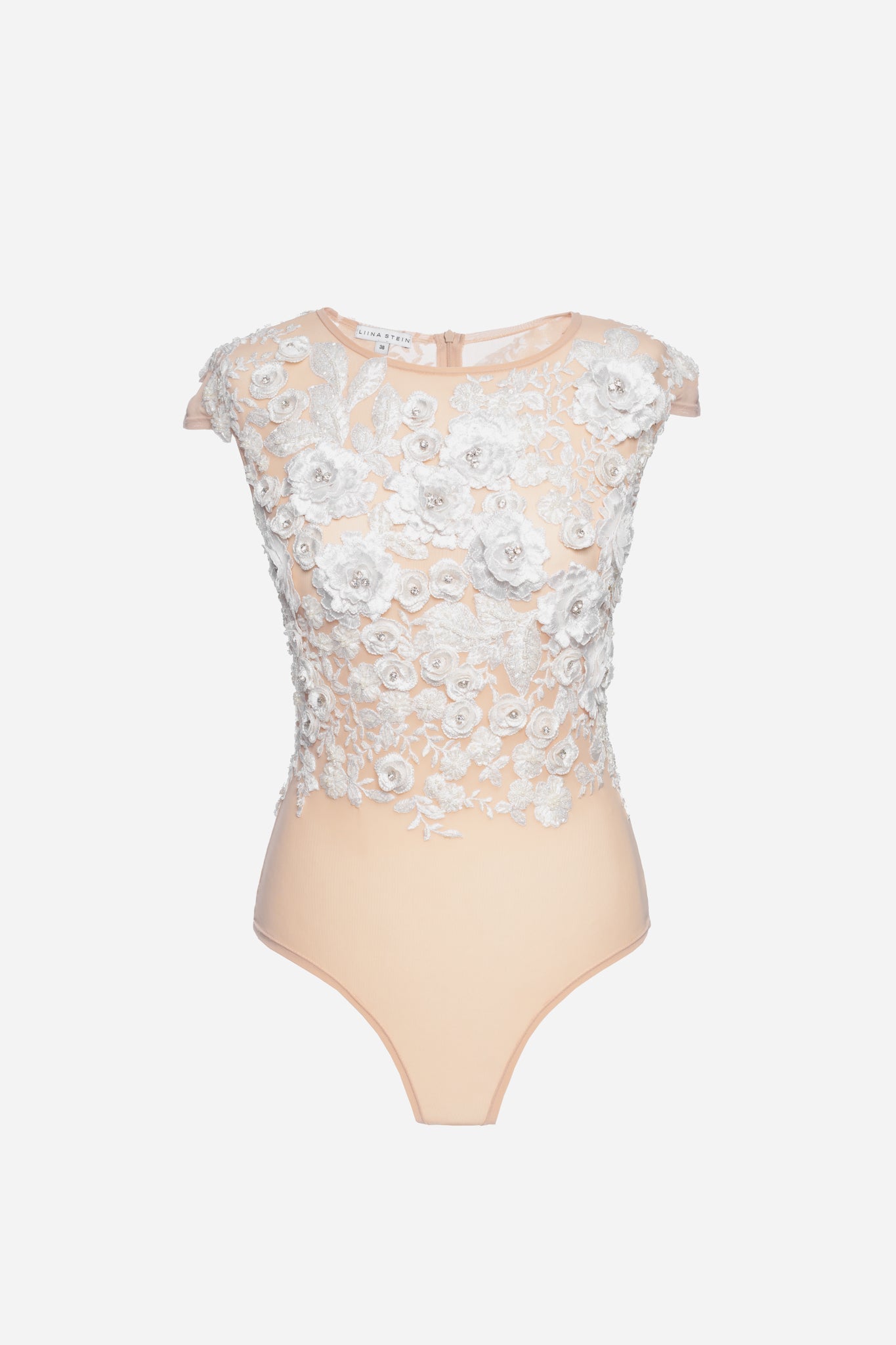 White Floral Bodysuit