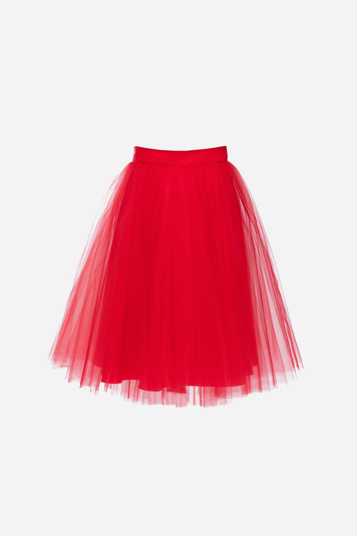 Red Tulle Skirt