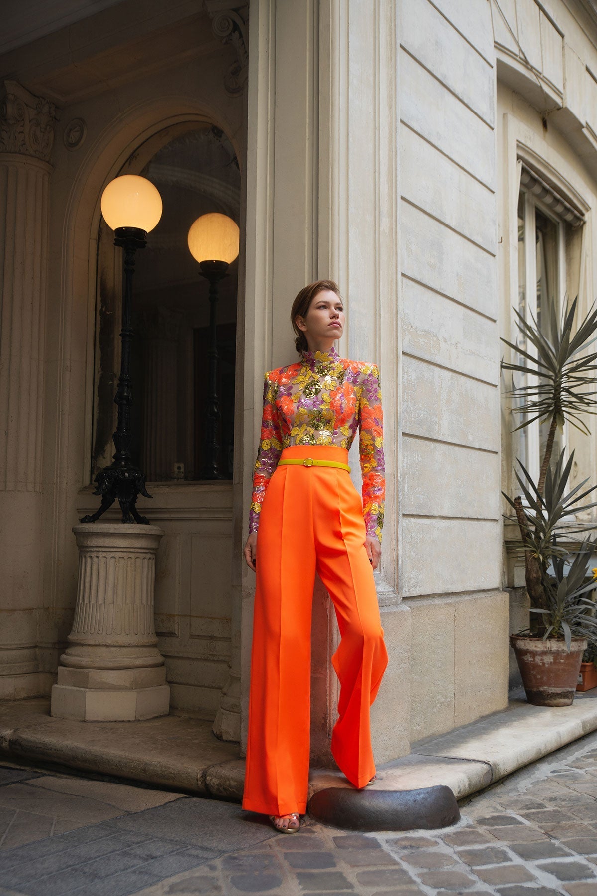 Orange Pants