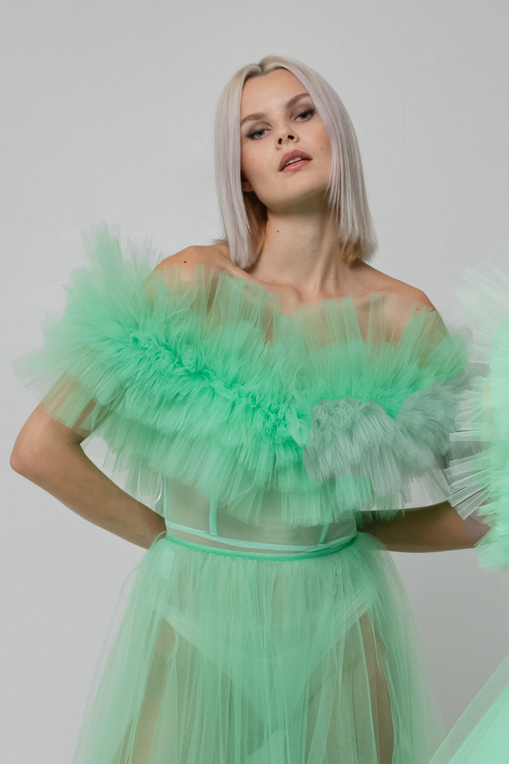 Green Haystack Bodysuit