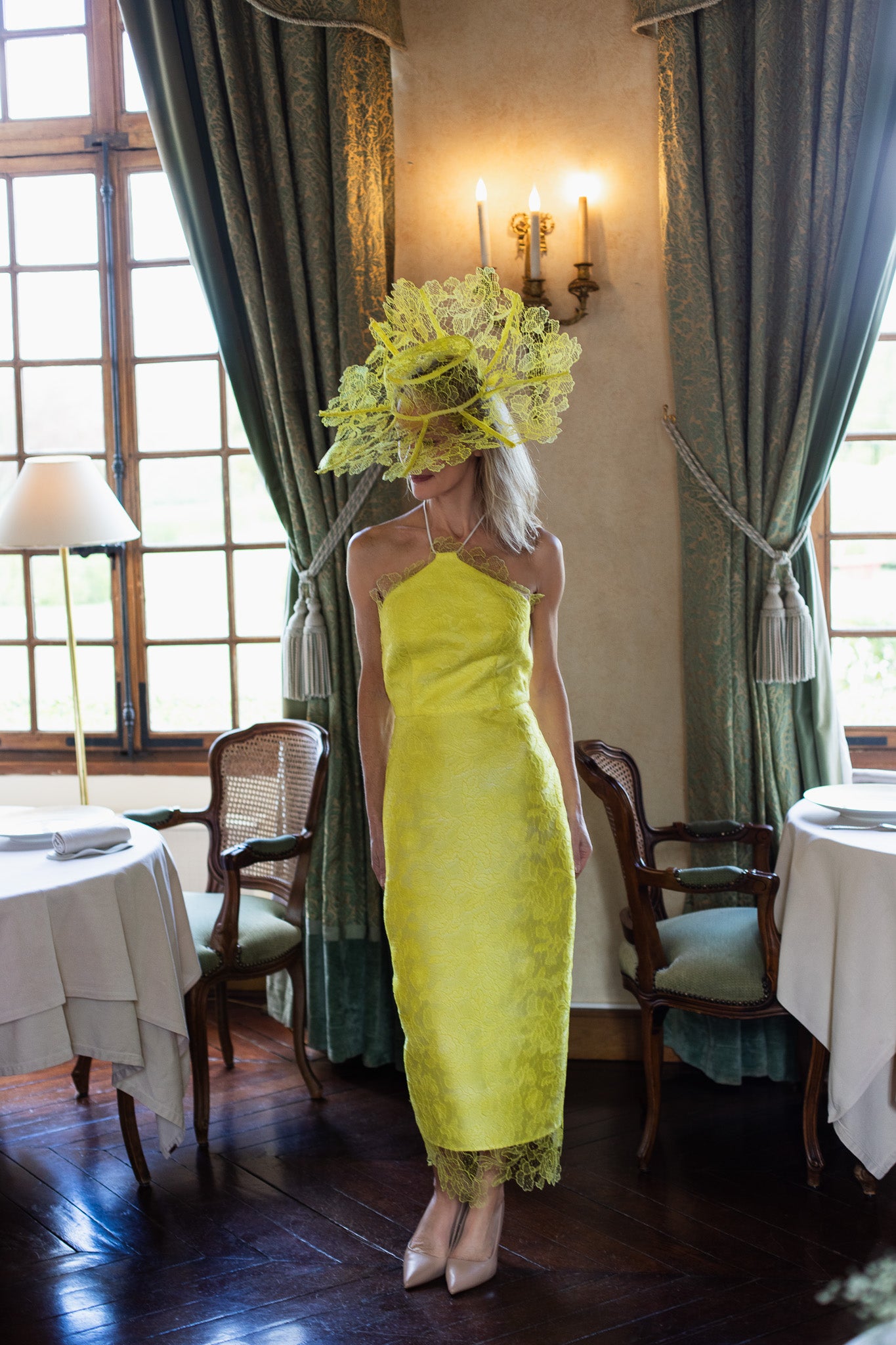 Yellow Fleur Sauvage Hat