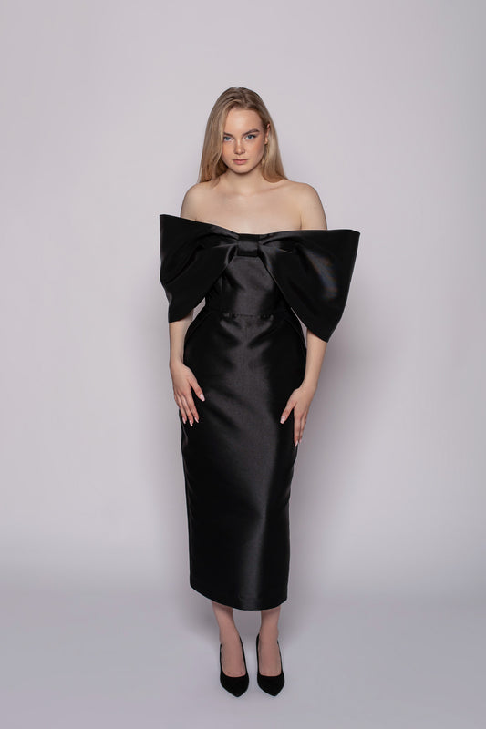 Black Bowtie Dress