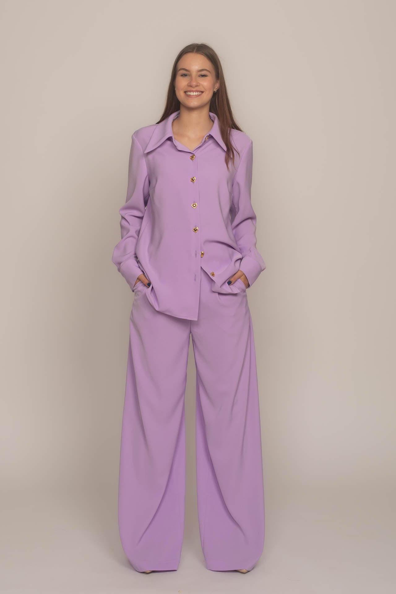 Lavender Blouse & Pants