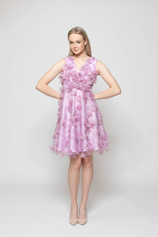 Purple Blossom Dress