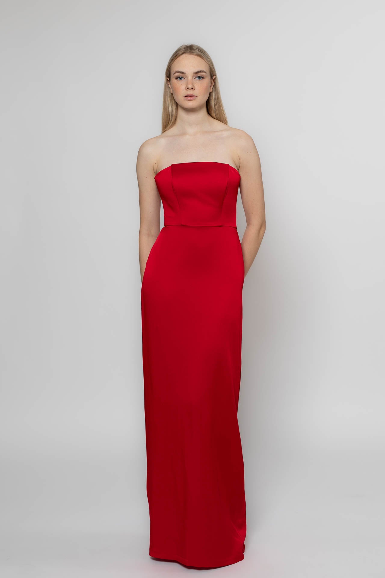 Red Walking Flower Gown