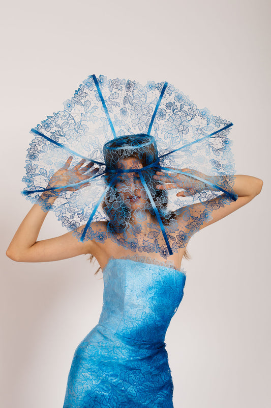 Blue Fleur Sauvage Hat