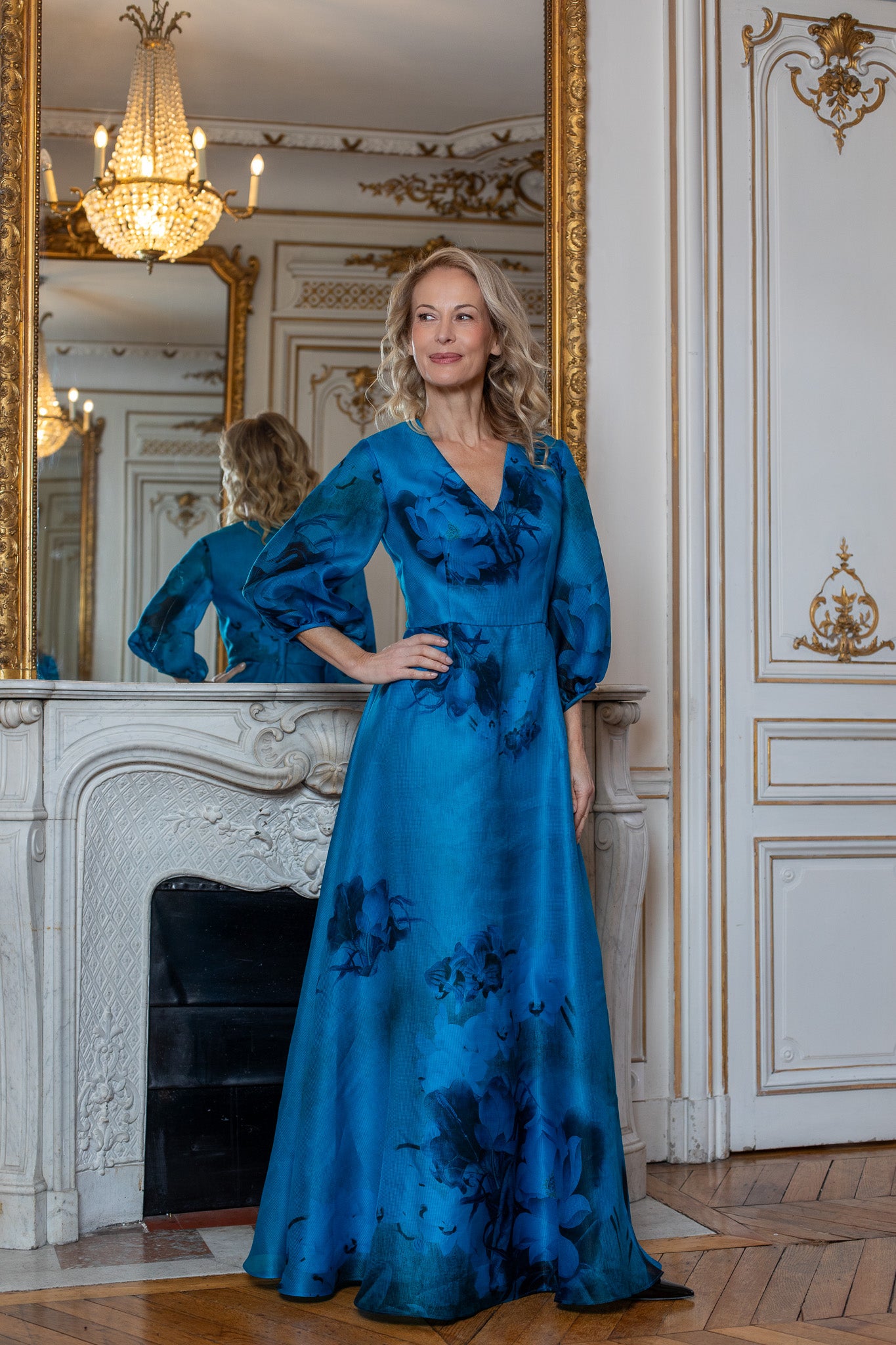 Carmelita Blue Floral