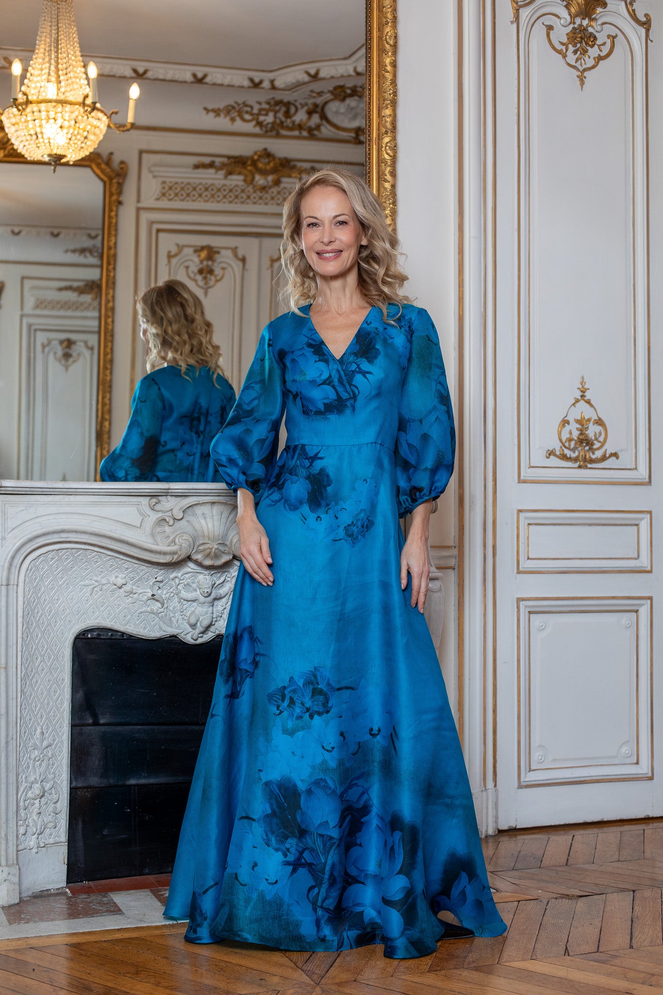 Carmelita Blue Floral