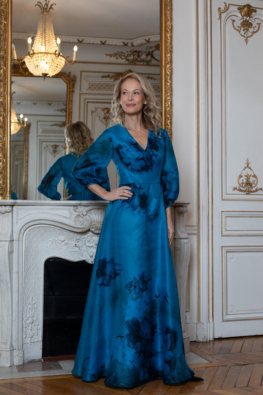 Carmelita Blue Floral