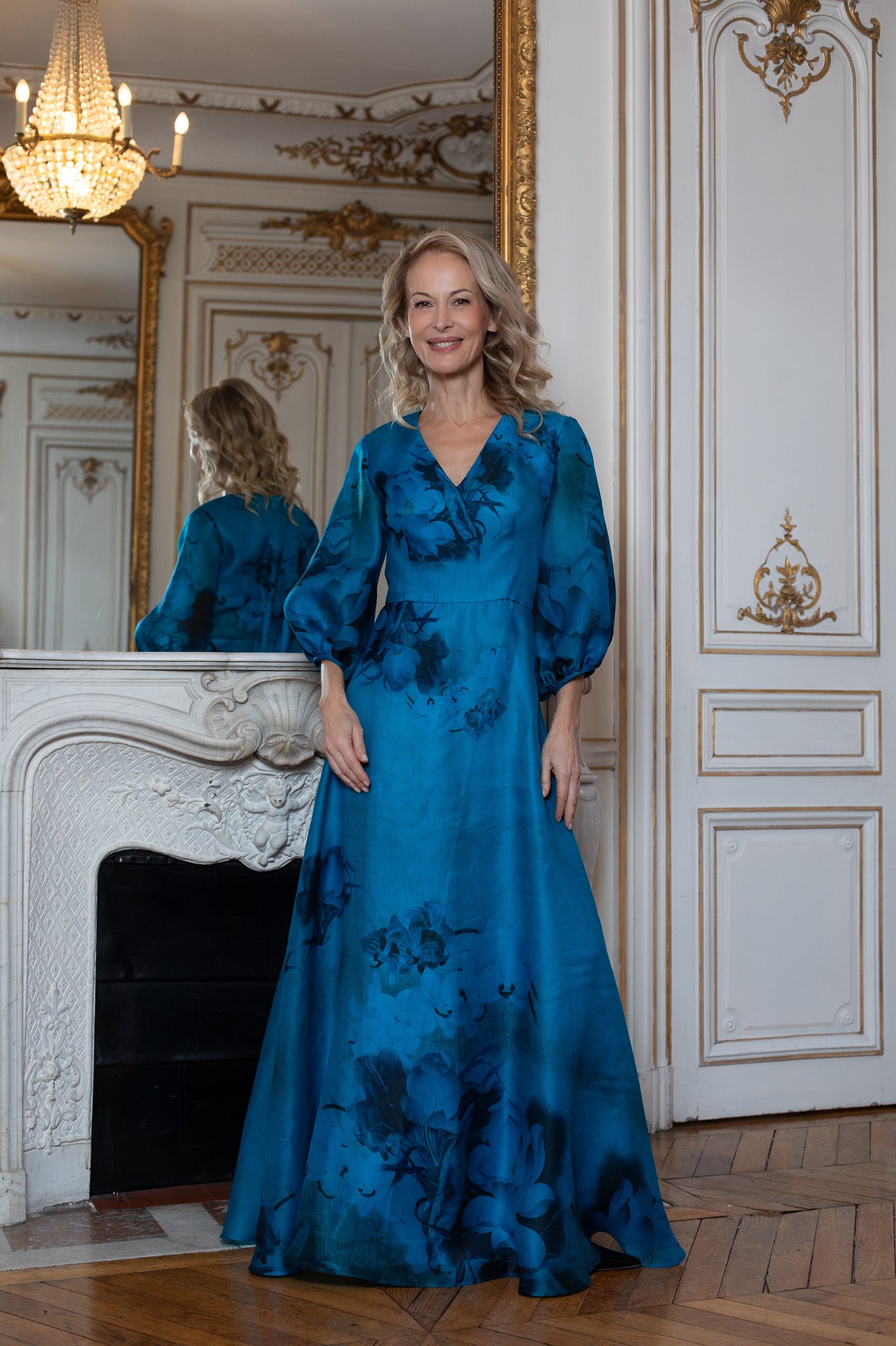 Carmelita Blue Floral