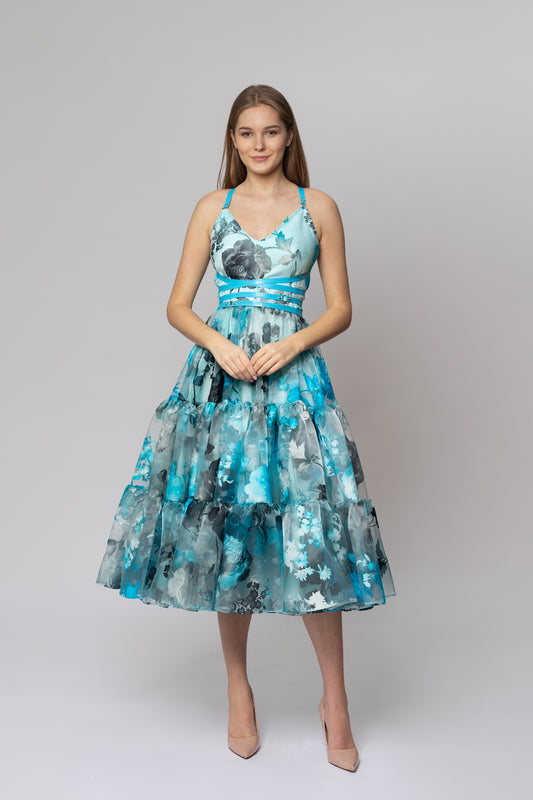 Blue Blossom Dress