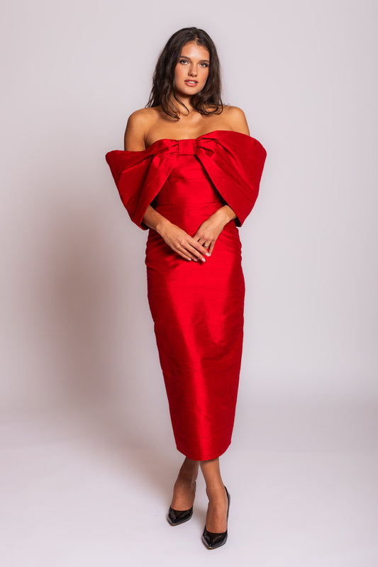 Red Bowtie Dress