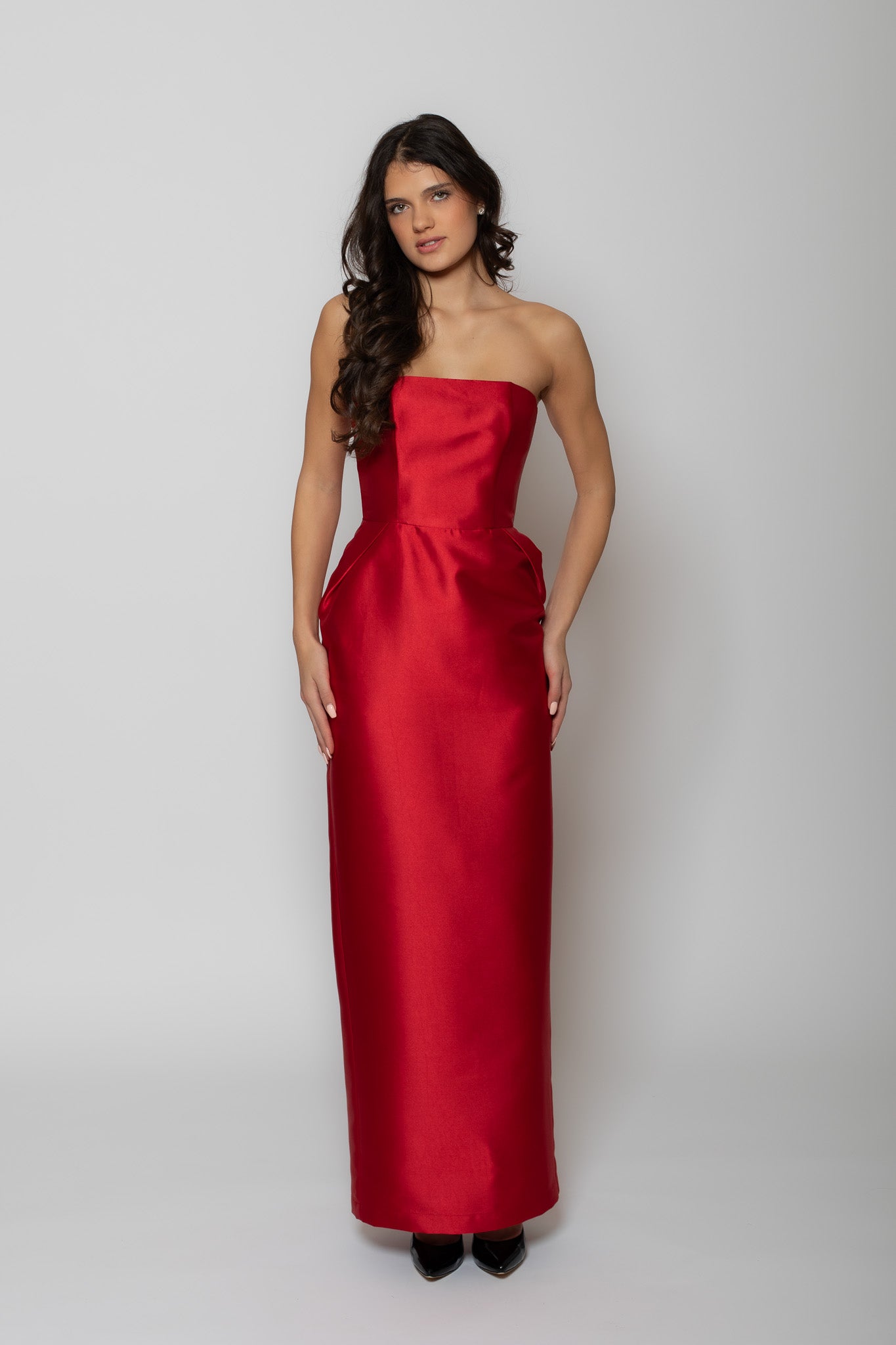 Red Walking Flower Celestia Dress