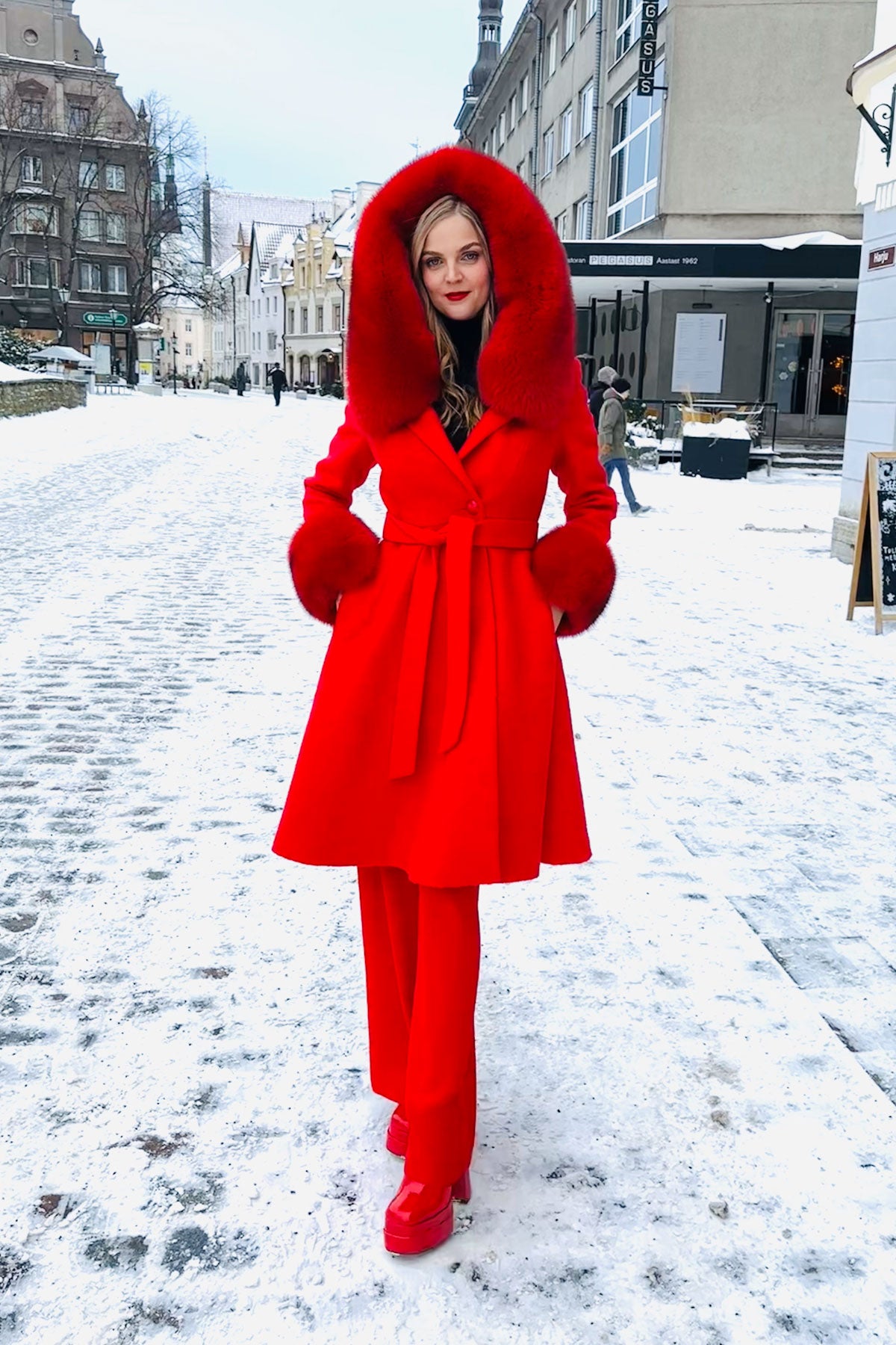 Red Masha Coat