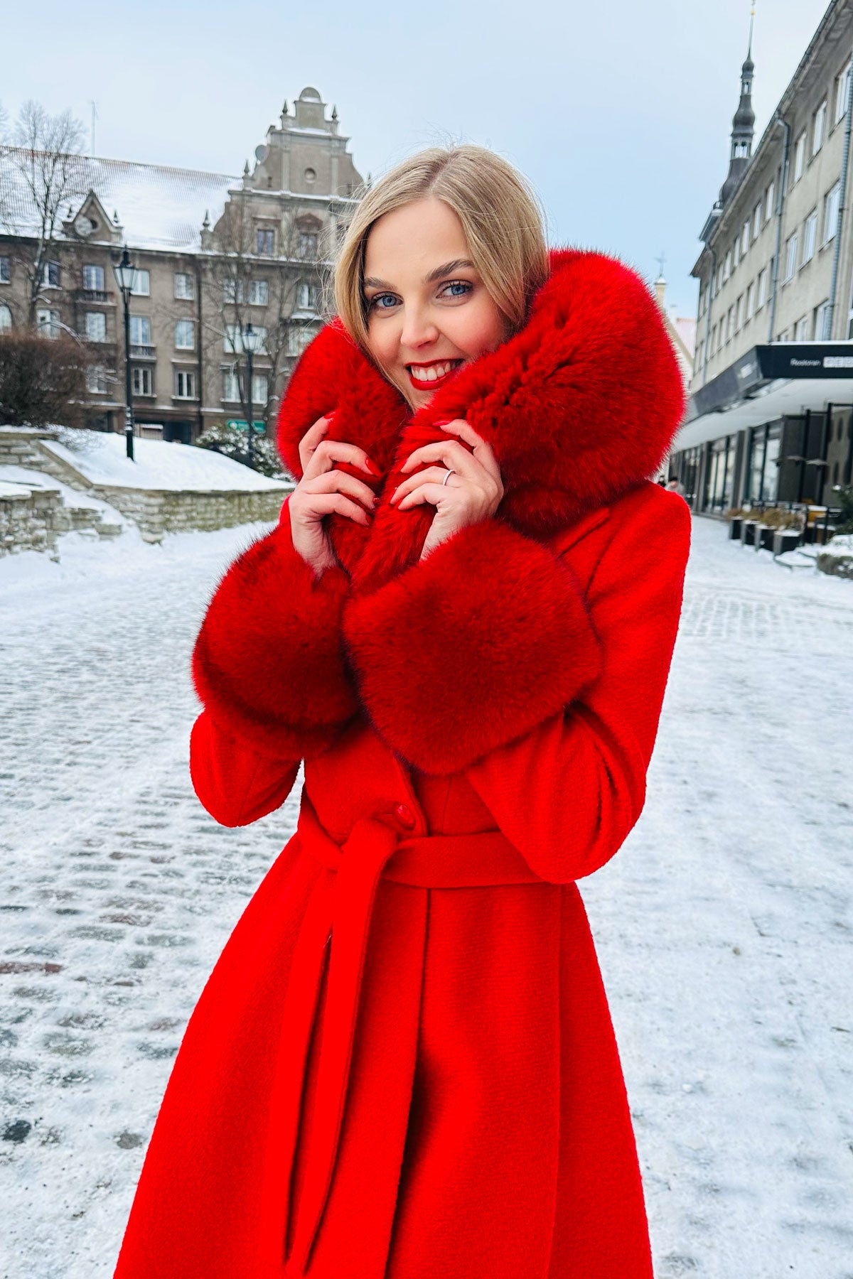 Red Masha Coat