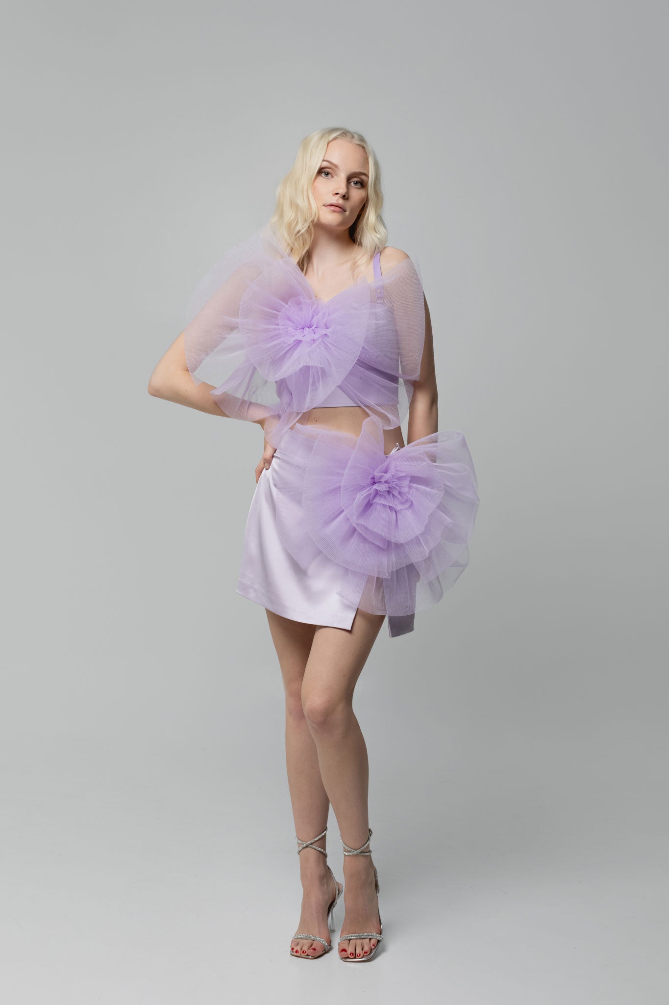 Walking Flower Lavender Skirt