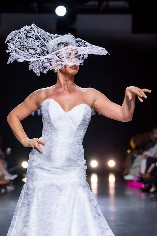 White Fleur Sauvage Hat
