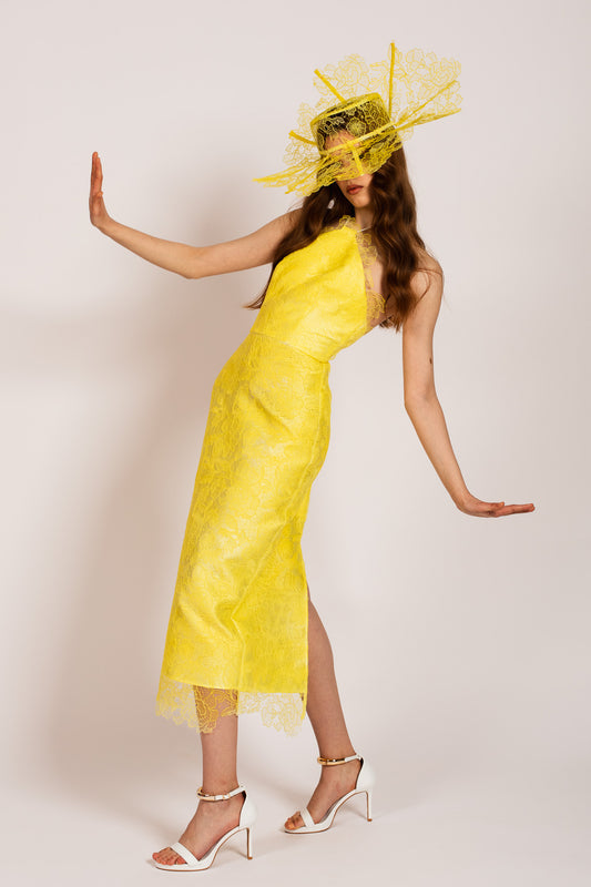 Yellow Fleur Sauvage Hat