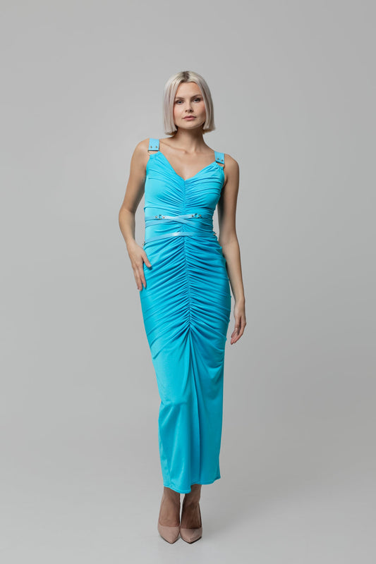 Blue Panthera Dress