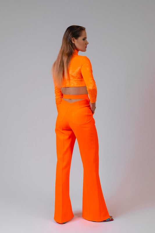 Orange Fluo Trousers