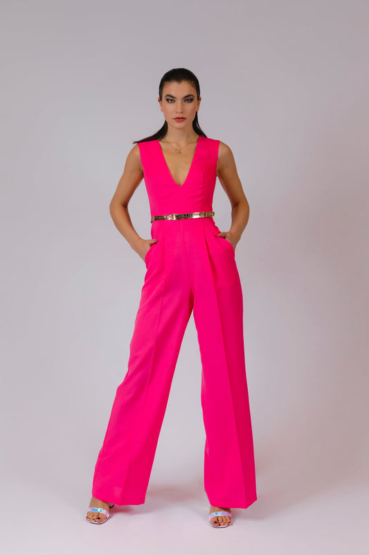 Pink Fluo Jumpsuit